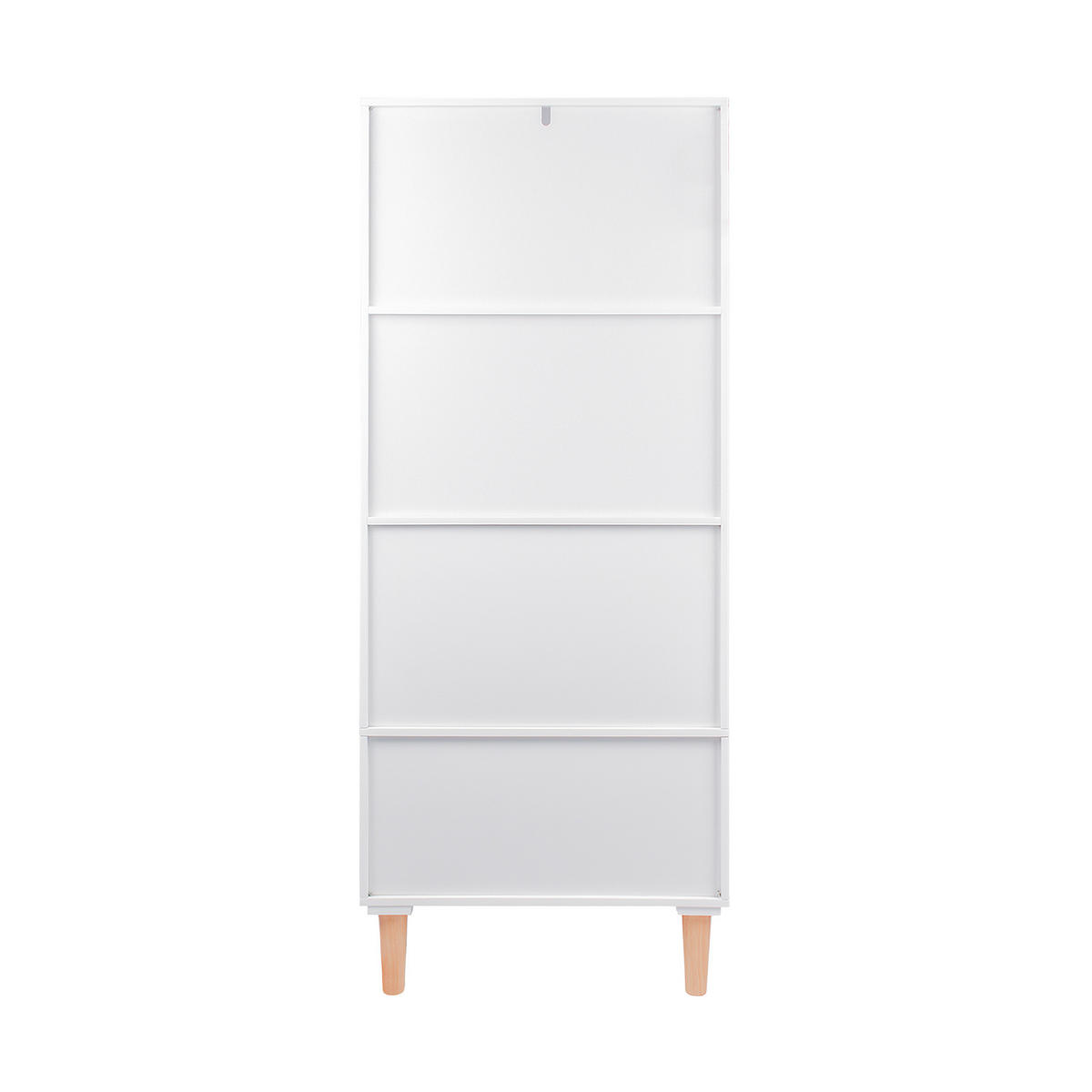 KINDERBÜCHERREGAL Weiß Lila 60/48/143 - Weiß, Holz (60/143/48cm) - Mobili Rebecca