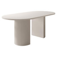 ESSTISCH Wotkon - Sandfarben, Holzwerkstoff (90/185/75cm) - MIRJAN24