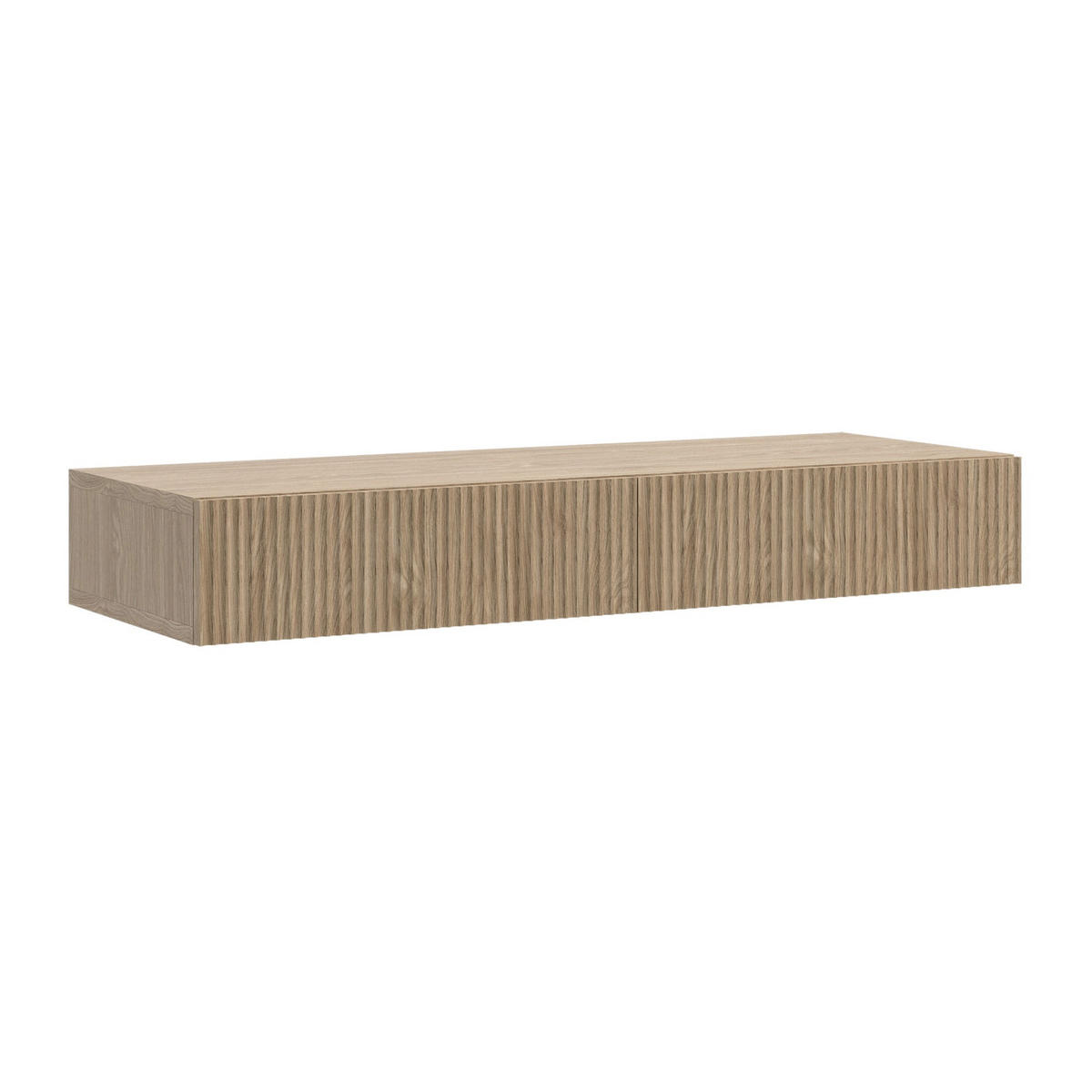 WANDKONSOLE Nolie Eichenholzoptik 110 cm - Eichefarben, Holzwerkstoff (110/17/40cm) - Selsey