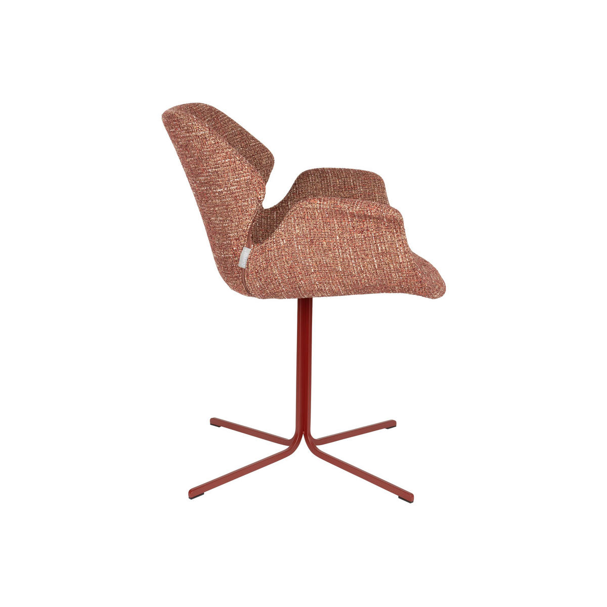 ESSZIMMERSTUHL Nikki Rot - 2 er Set - Rot, Kunststoff (66/80/62cm) - Zuiver