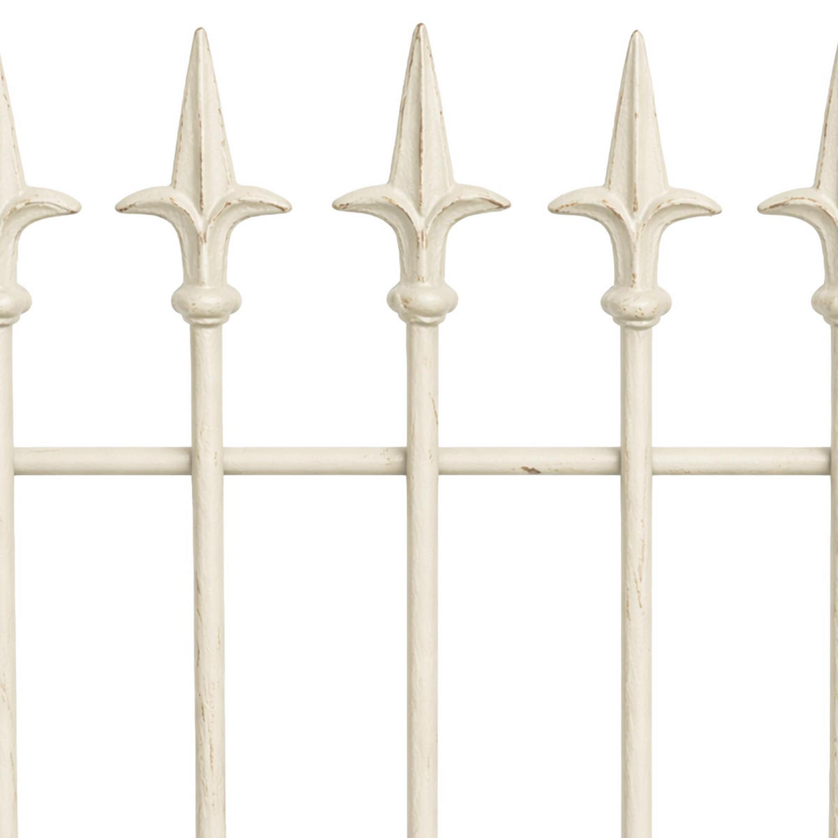 RANKGITTER 2er Set Metall Antik-Creme - Creme, Metall (50/100/0.7cm) - CLP