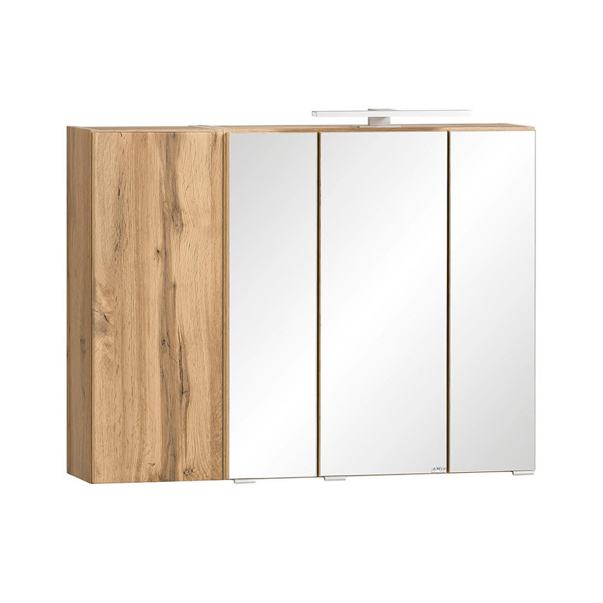 BADMÖBEL-SET Vasto-03 - Grau, Holzwerkstoff (85/200/35cm) - Lomado