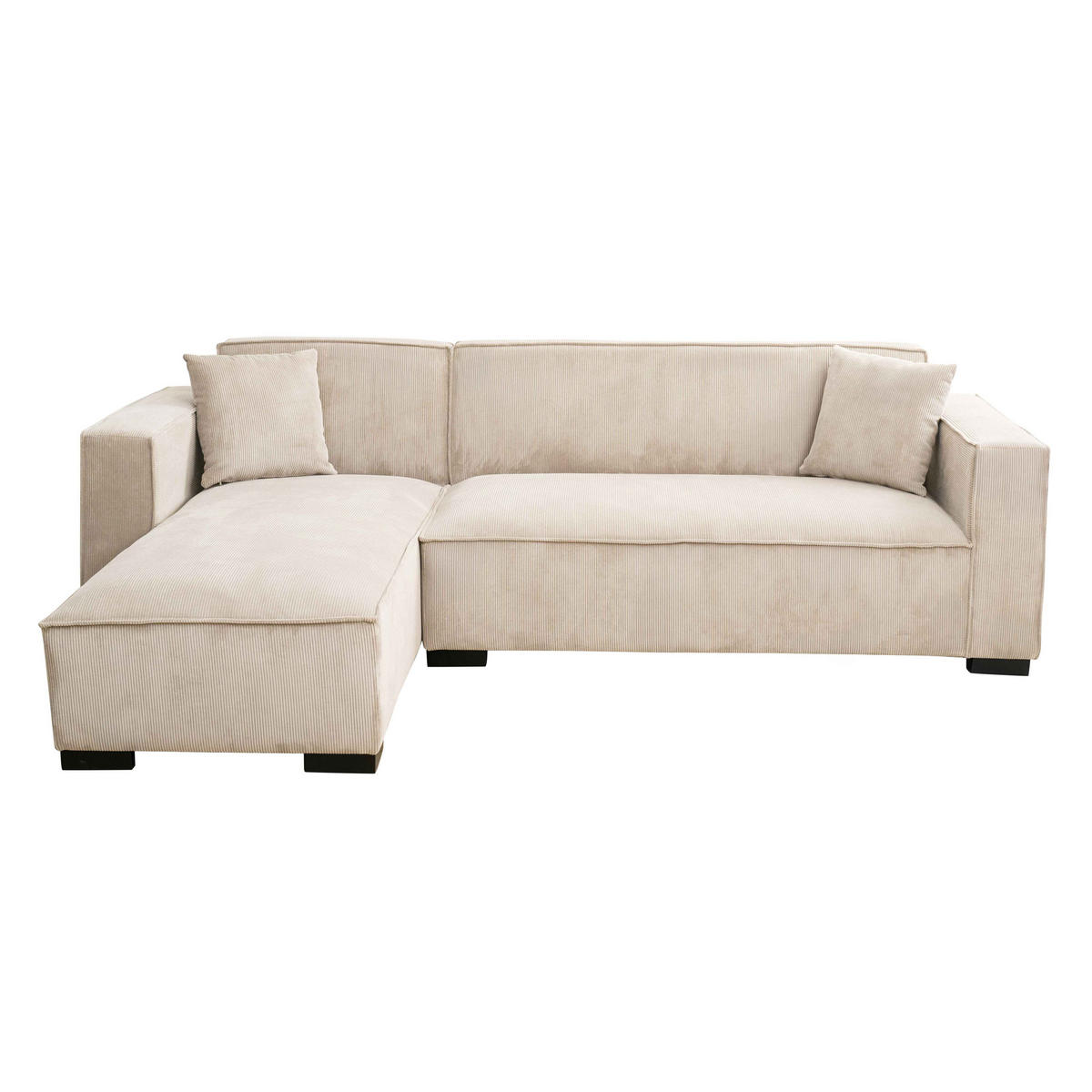 SOFA 3-Sitzer, Weiß - Weiß, Textil (160/247cm) - Oviala