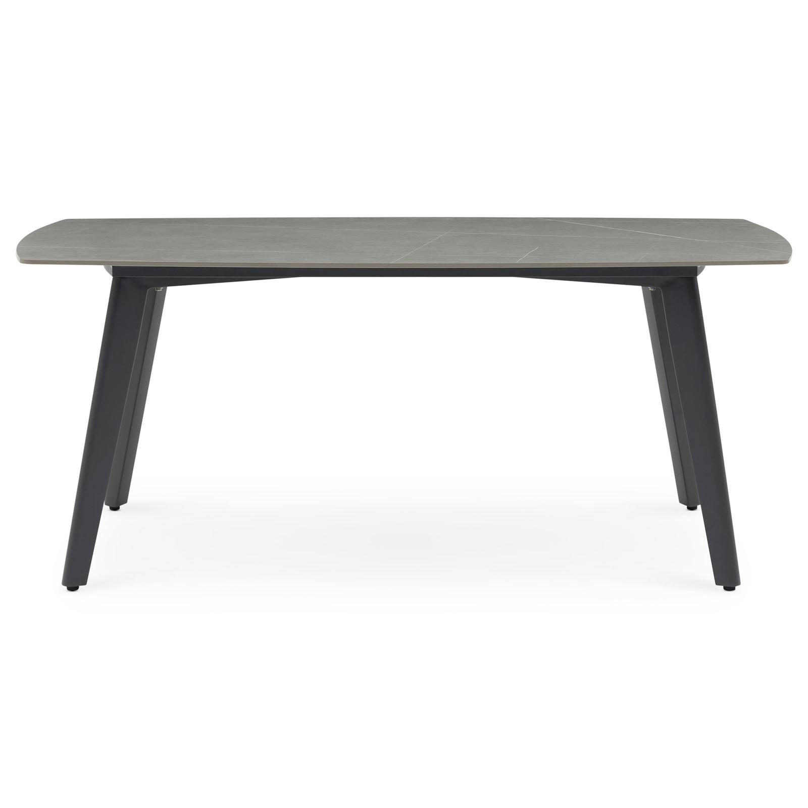GARTENTISCH MEZA - Anthrazit, Metall (90/180/75cm) - IDIMEX