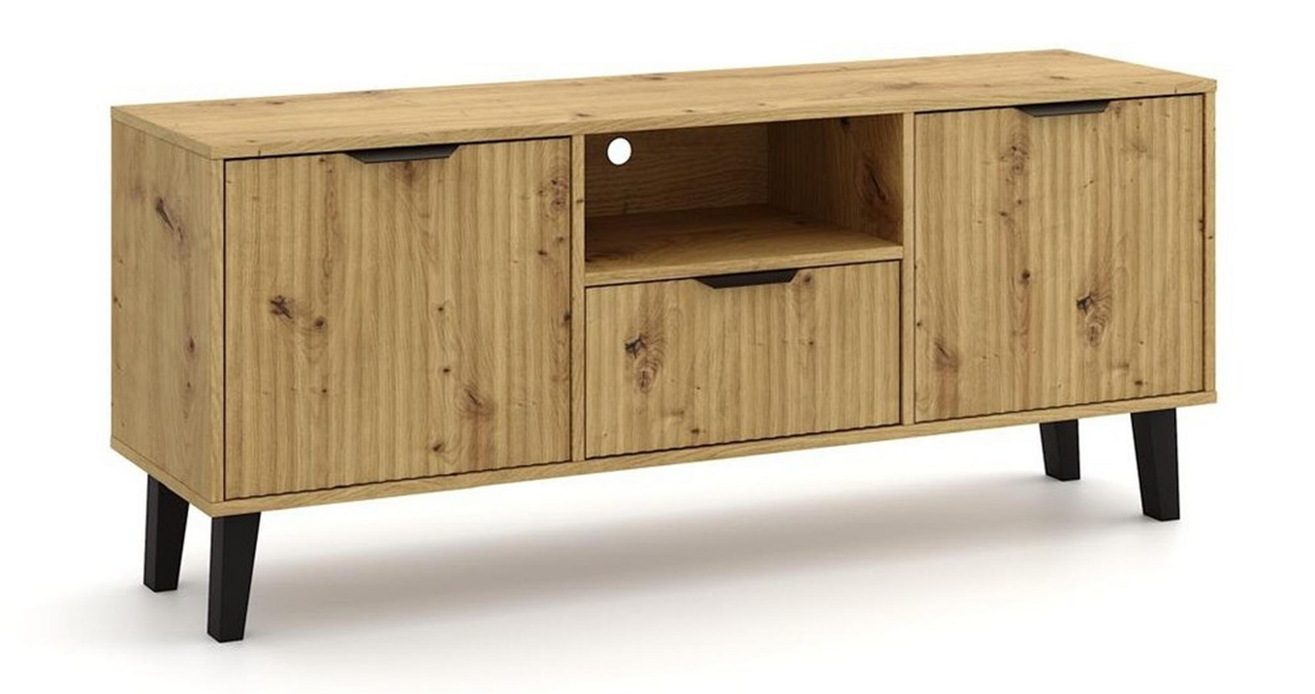 NÍZKA SKRÍŇKA Artisan 140/58/39 - dub artisan, kompozitné drevo (140/58/39cm) - RAUMHIRSCH FURNITURE