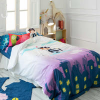 BETTBEZUG set 2 teiliges Nanny 135/140x200 cm (Standardgrösse) - Multicolor, Textil (140/200cm) - Happy Friday