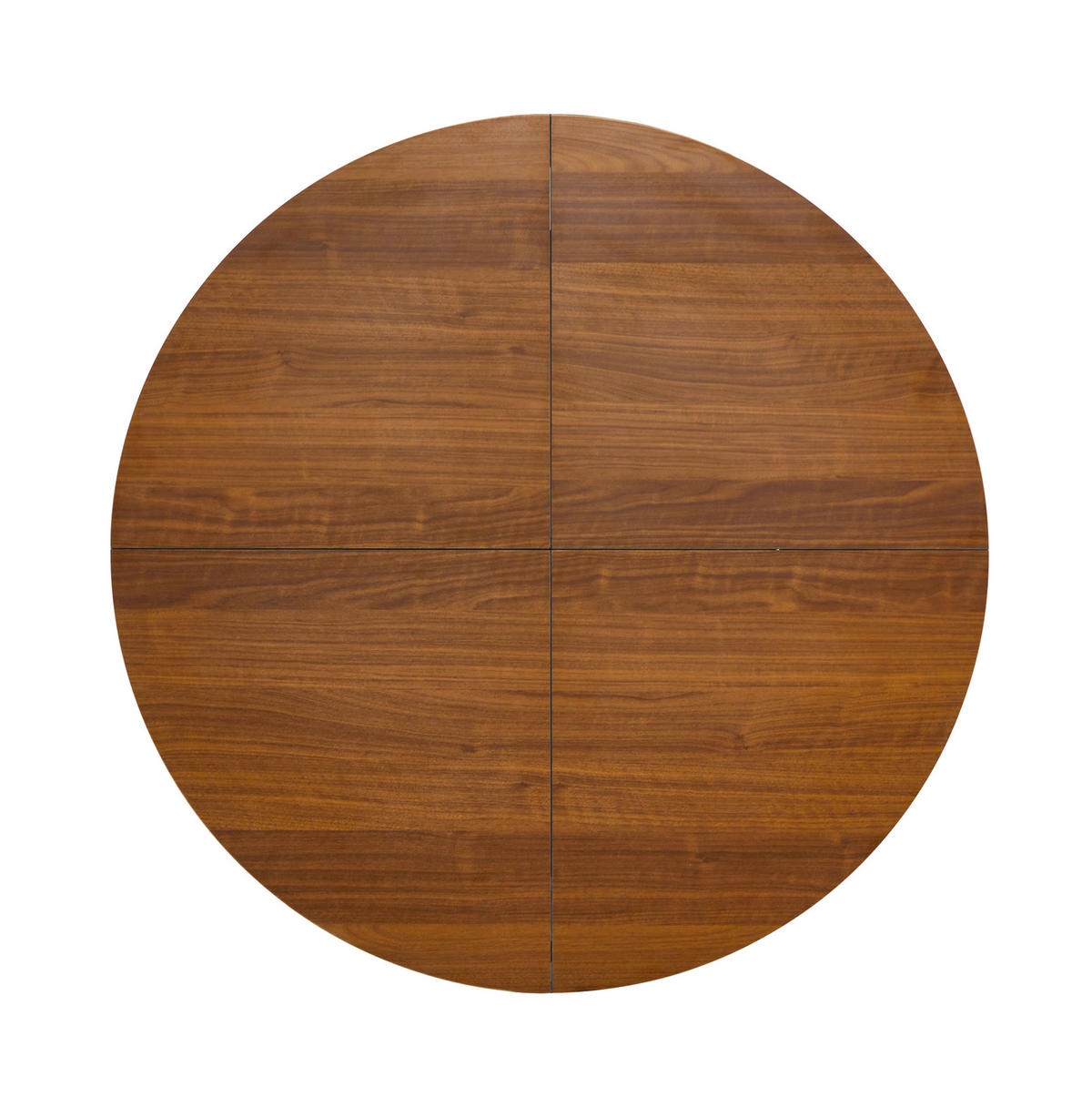 ESSTISCH 107/107/75 cm mit doppelter offener Ablage und Metallgestell, Schwarz/Walnuss - Schwarz, Holzwerkstoff (107/107/75cm) - Redom