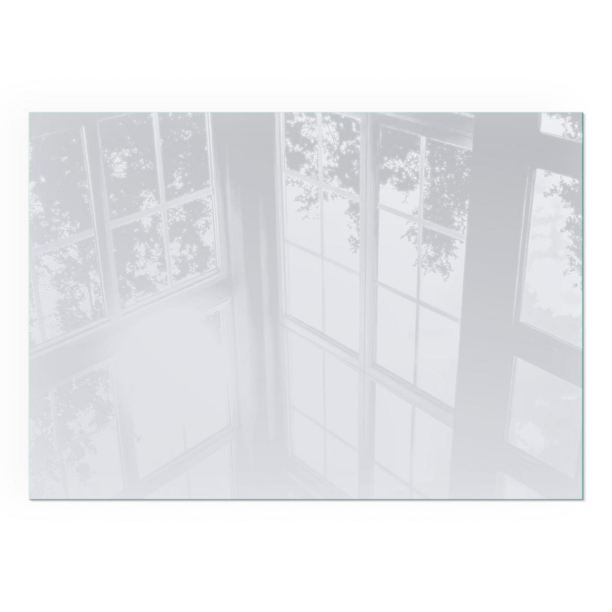 GLASPLATTE für Kamin 100x70 cm - Grau, Glas (100/70/0.4cm) - TULUP