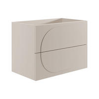 WASCHBECKENUNTERSCHRANK - 80cm x 46cm - MDF - beige - VUTOMA - Beige, Holz (80/60/46cm) - Vente-Unique