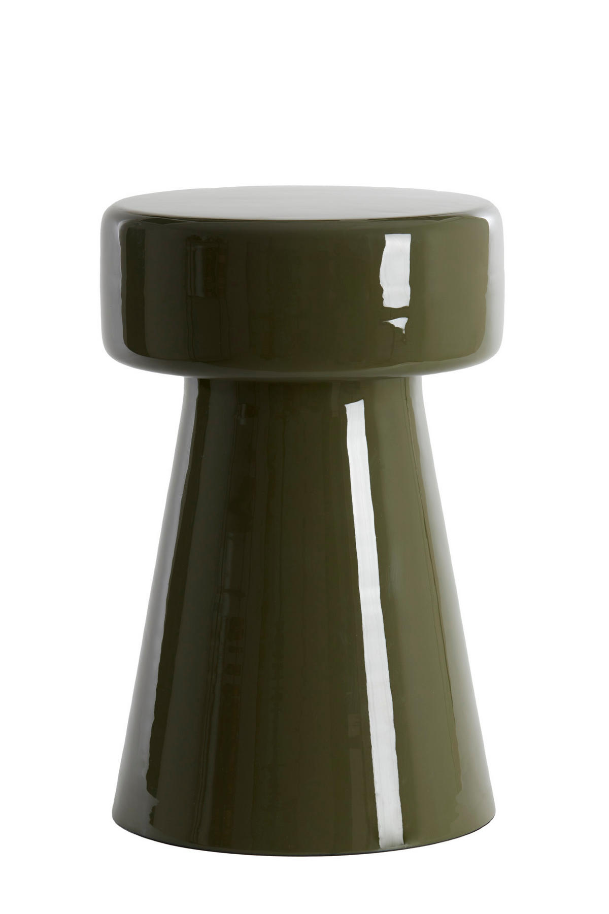 BEISTELLTISCH Dakwa Grün Ø29/47 cm - Grün, Metall (29/29/47cm) - Light & Living