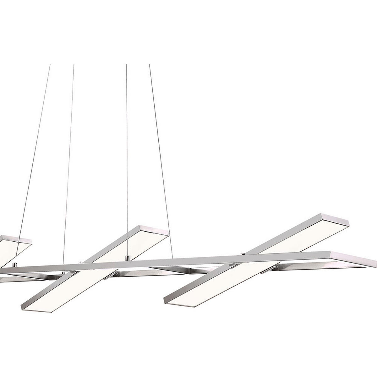 LED HÄNGELEUCHTE SAVINJA Silber - Silberfarben, Metall (153/17/120cm) - Globo Lighting