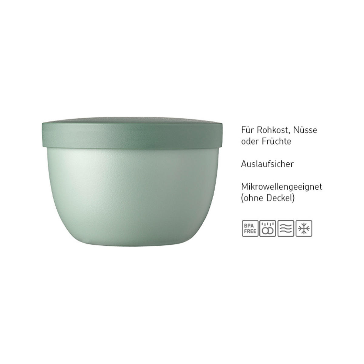 SNACKPOT Ellipse Vivid Blue 350 ml - Dunkelblau, Kunststoff (10.7/7.6/10.7cm) - Mepal