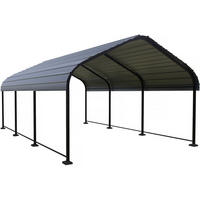 CARPORT AUTO phoenix Grau - Grau, Holz (450/265/300cm) - Habitat Garten