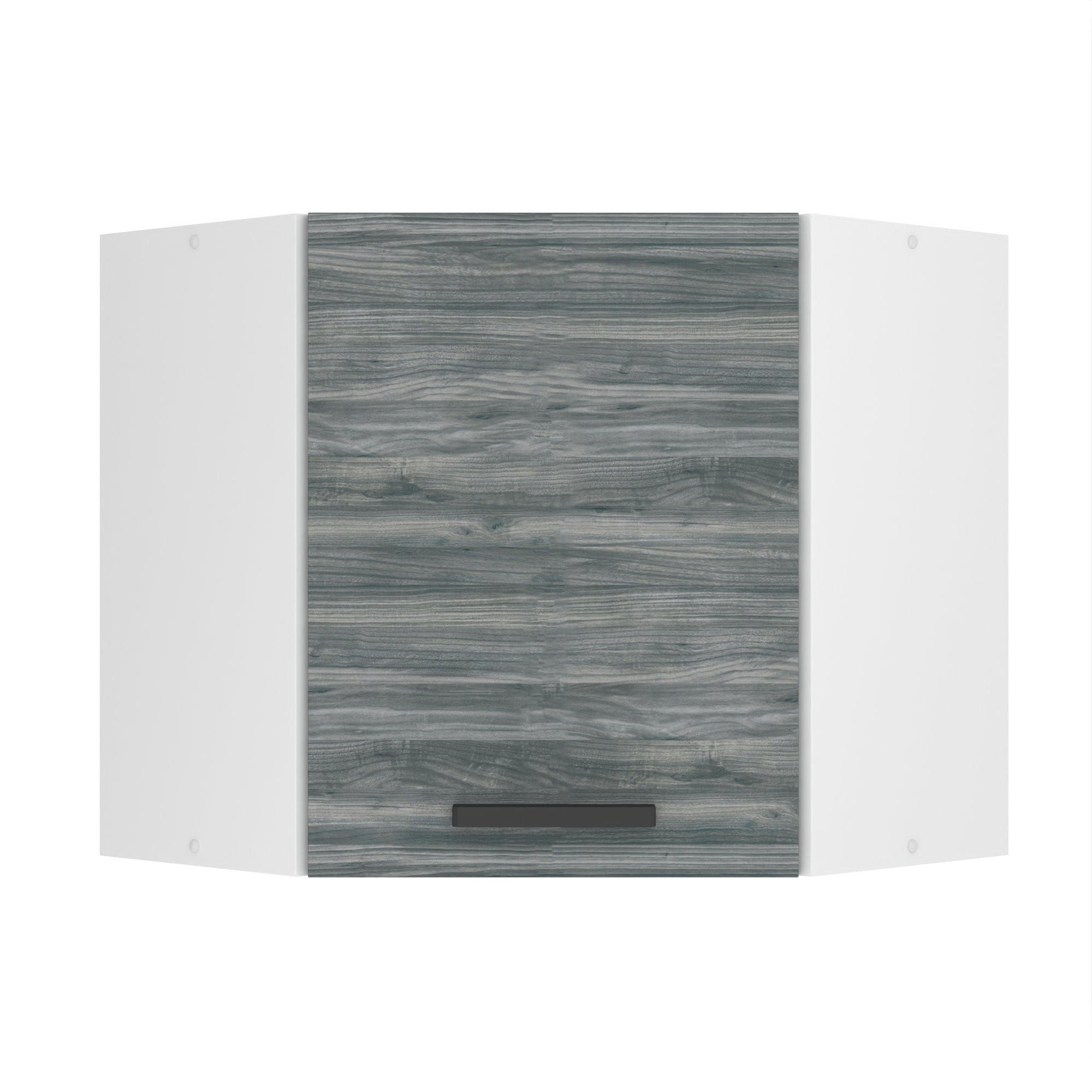 HÄNGESCHRANK SGN 60 cm, mit 1 Tür, Glamour Wood - Grau, Holz (60/58/60cm) - B BELINI GROUP
