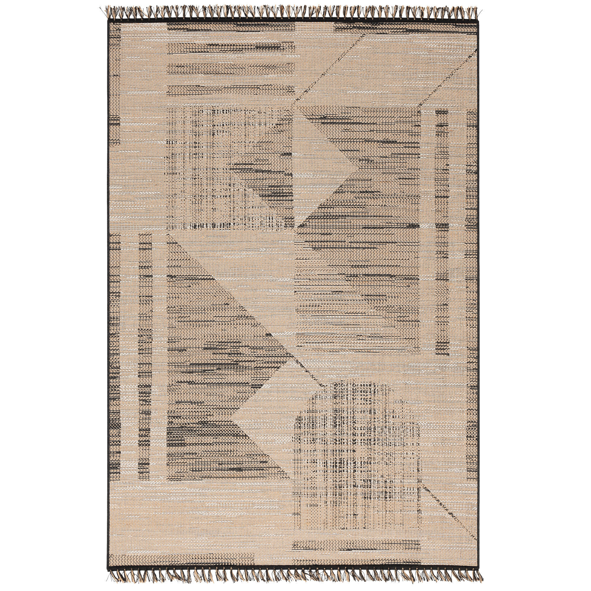 JUTE NATUR ETHNO STYLE TEPPICH ORIGIN MODERN - Beige, Textil (80/150cm) - Pergamon