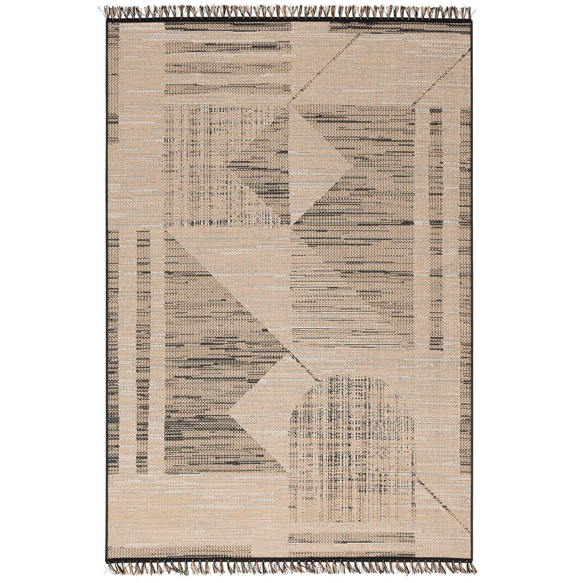 JUTE NATUR ETHNO STYLE TEPPICH ORIGIN MODERN - Beige, Textil (80/150cm) - Pergamon