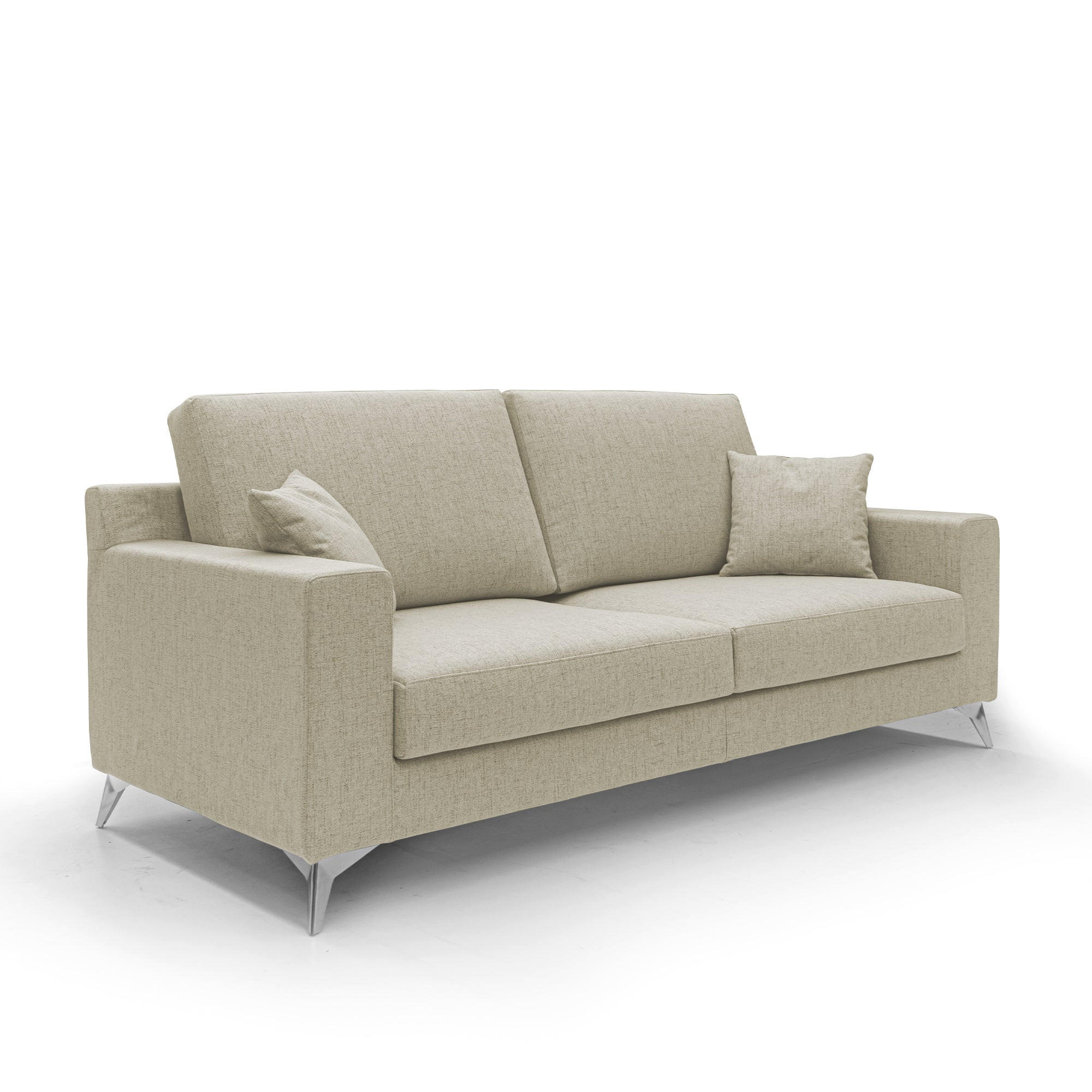 LINEARSOFA Michael - Beige, Textil (166/95/91cm) - Divani.store