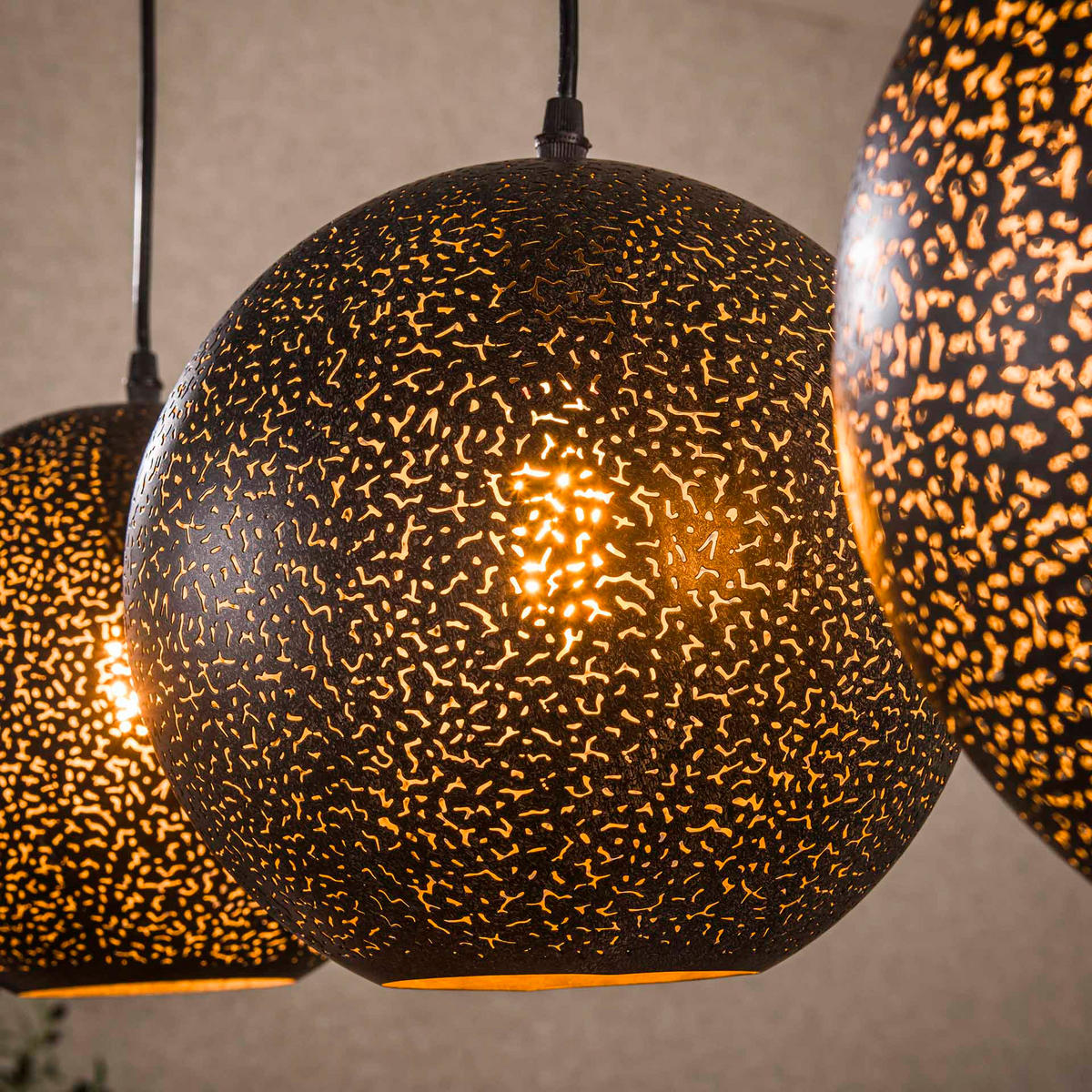 HÄNGELEUCHTE Zip Schwarz 25/135/ 150 cm - Schwarz, Metall (25/135/150cm) - Hoyz Collection