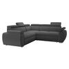 ECKSOFA Boston Maxi - Chromfarben/Grau, Holz/Textil (260/260cm) - MIRJAN24