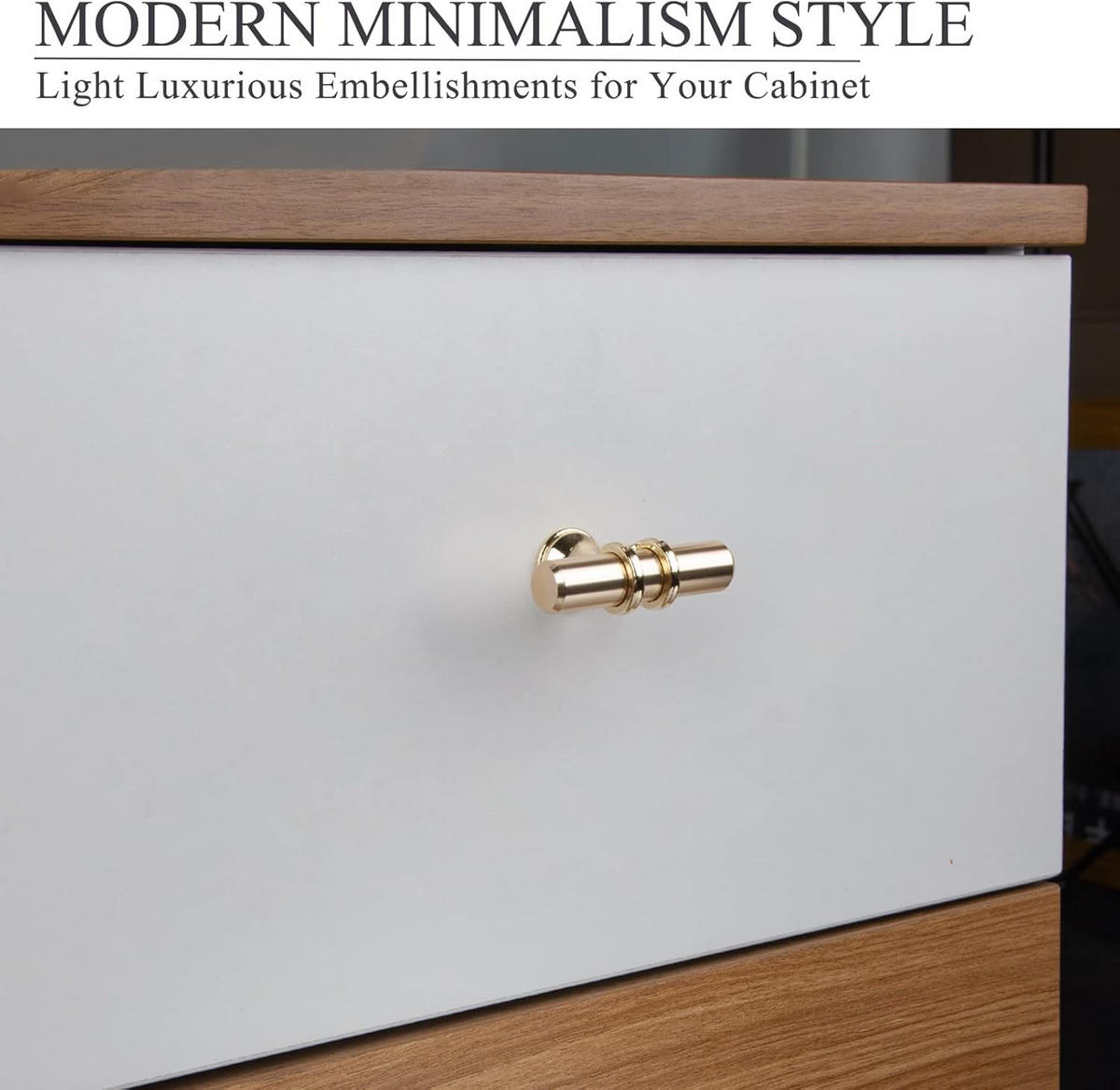 MÖBELGRIFF Gold 2er-Set - Goldfarben, Metall (0.12/3/0.5cm)
