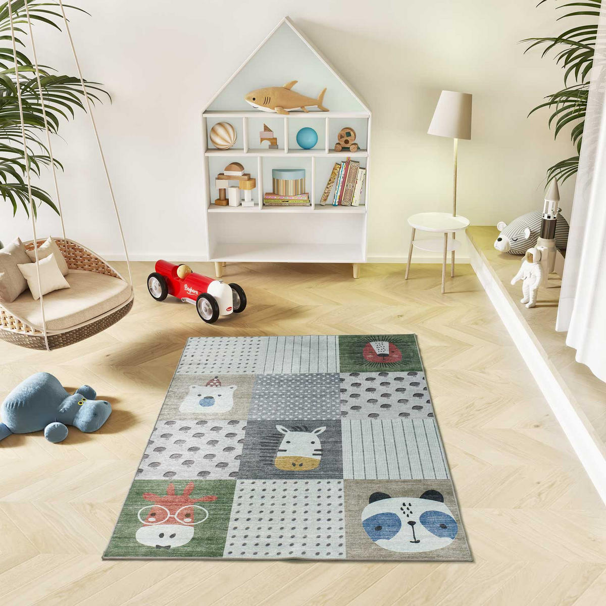 KINDERTEPPICH Waschbar Mehrfarbig Candy 120/170 cm - Multicolor, Kunststoff/Textil (120/170cm) - Atticgo