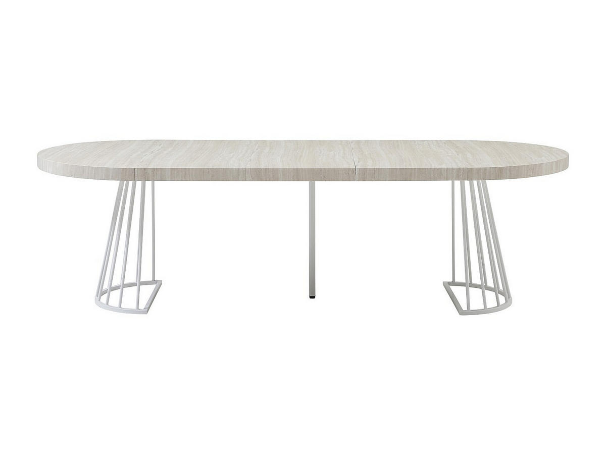 ESSTISCH - 2 Personen, 4 Personen, 6 Personen, 8 Personen, 10 Personen, 12 Personen - holz - beige Firela - Beige, Holz/Metall (110/260/76cm) - Vente-Unique