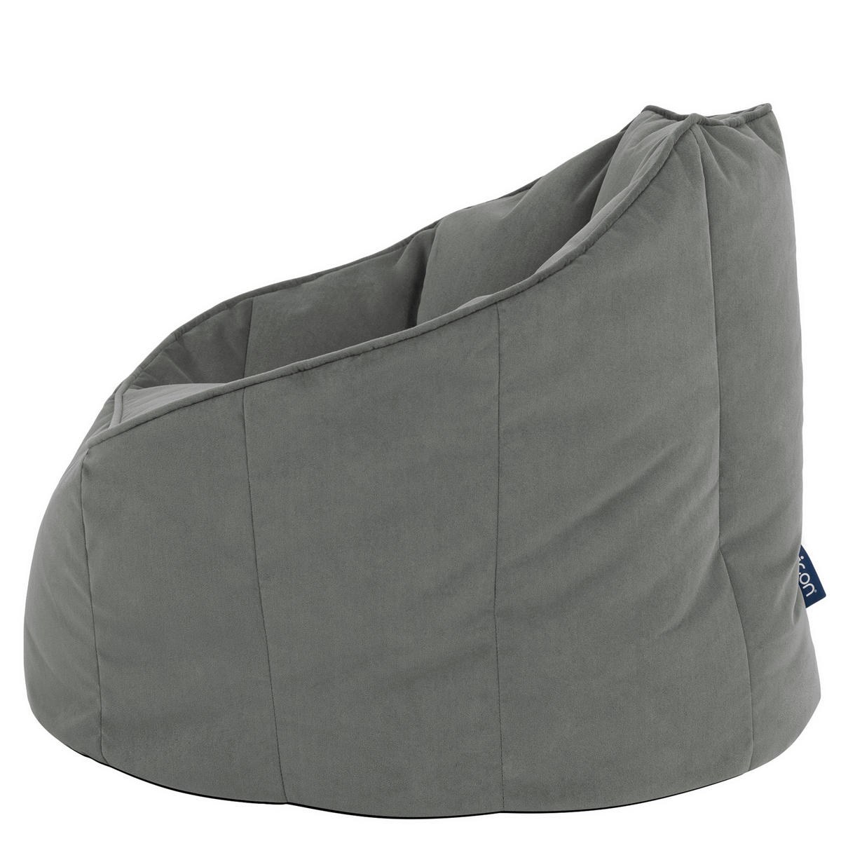 SITZSACK-SESSEL Sirena - Grau, Textil (77/64/74cm) - icon
