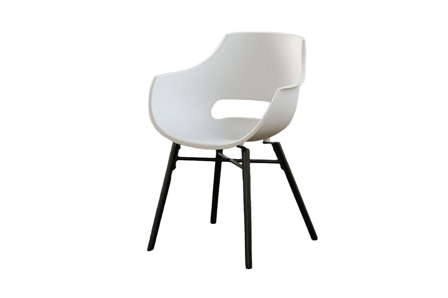 STUHL ZAJA Weiß Kunststoff - Weiß, Kunststoff (57/82/59cm) - KAWOLA