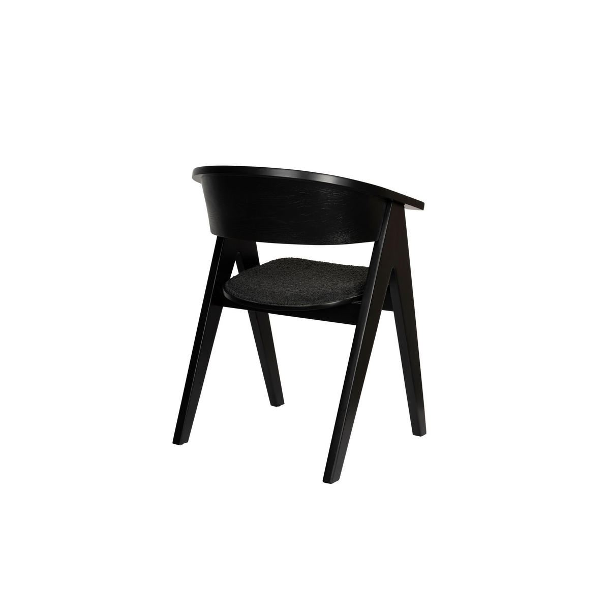 ESSZIMMERSTUHL NDSM Schwarz - Schwarz, Holz (59/79/54cm) - Zuiver