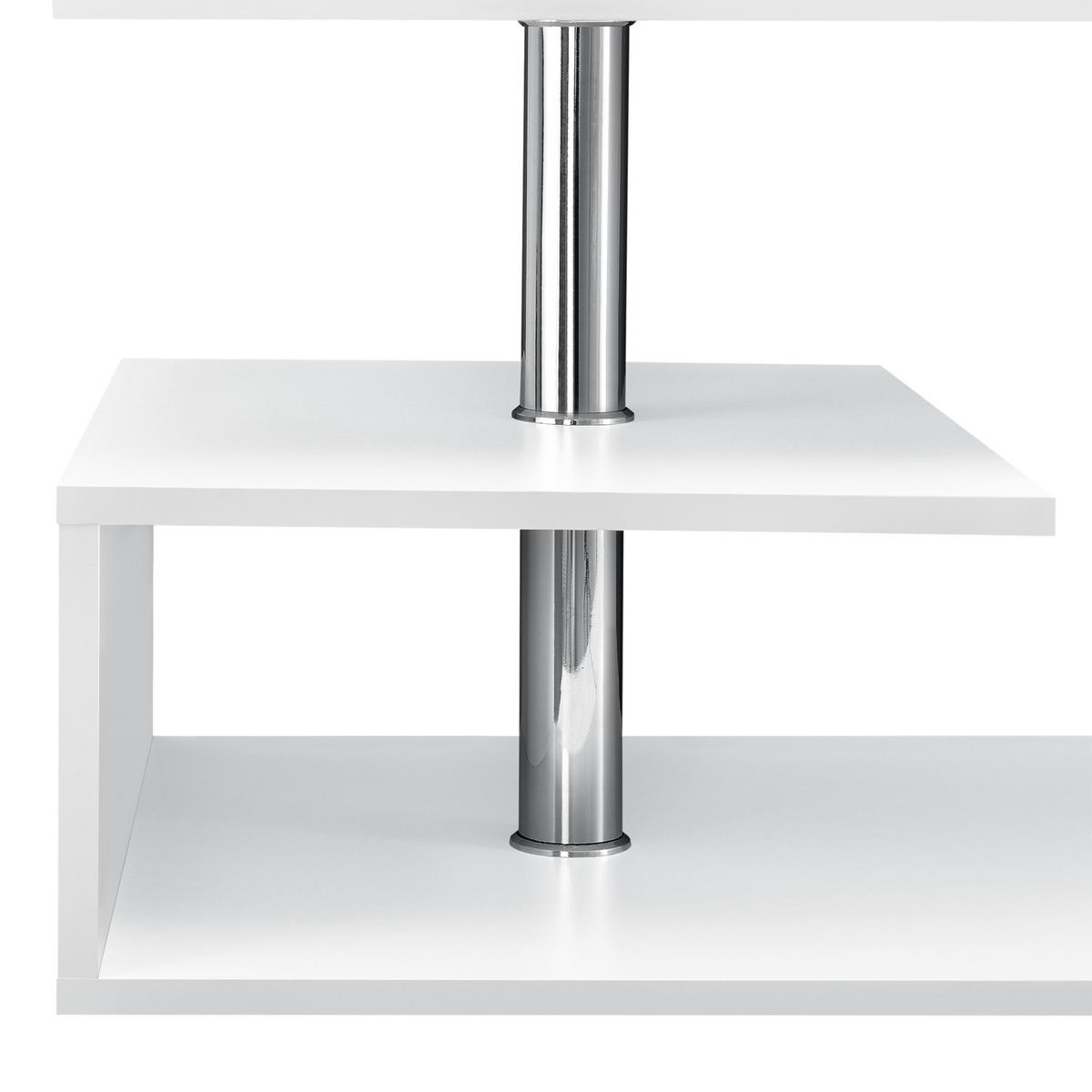 COUCHTISCH Haarlem 50/90/41 - Weiß, Holzwerkstoff (90/50/41cm) - [en.casa]
