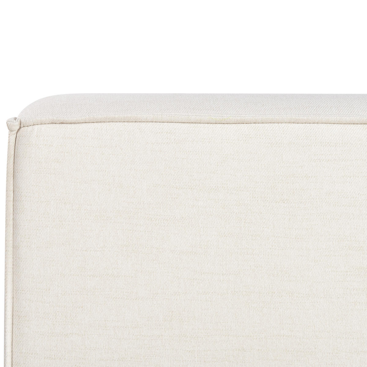 POLSTERBETT mit Lattenrost 180x200 cm Weiß Linards - Creme, Textil (180/200cm) - Beliani