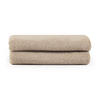 HANDTUCH 2er-Set, 2x Handtuch 50/100 cm, Taupe - Taupe, Textil (50/100cm) - Blumtal