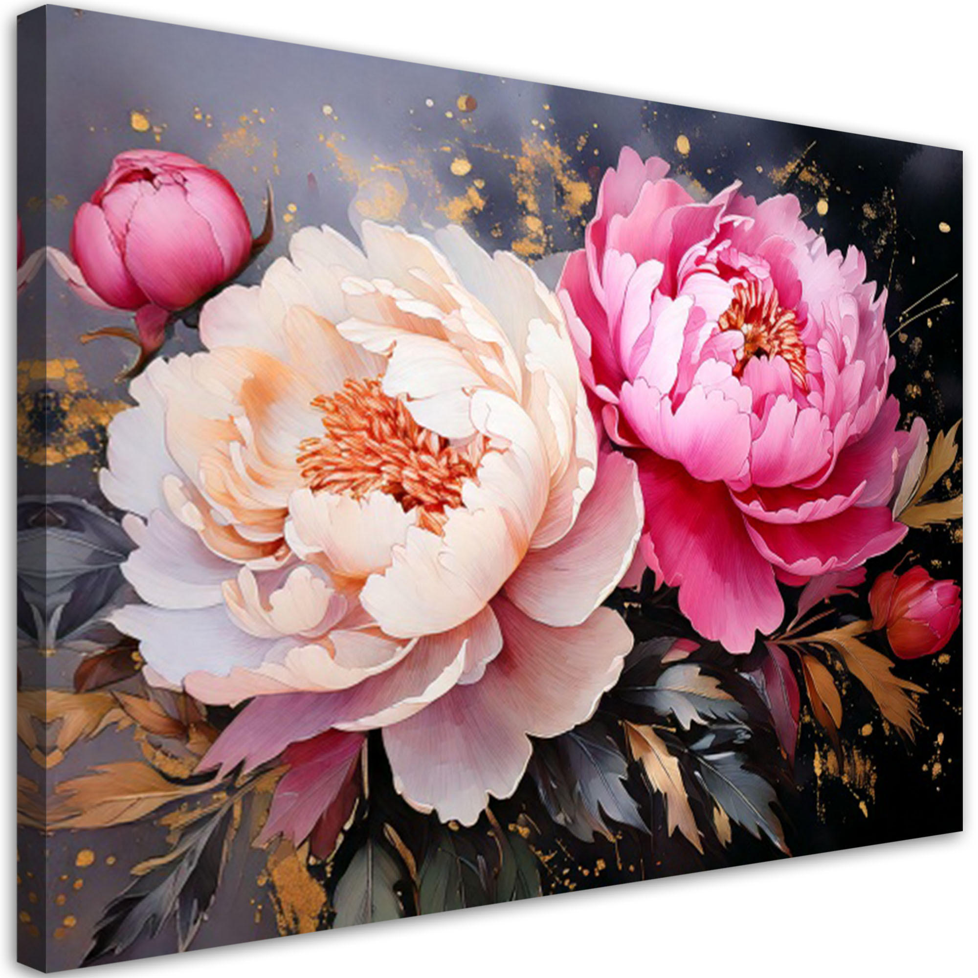 Feeby Leinwandbild Rosa 45x30 cm