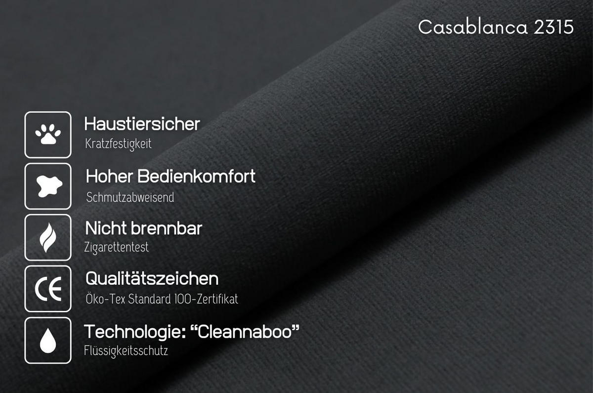 MASSIVHOLZBETT Gotland, gepolstertes Kopfteil, Buche - lackiert, Naturfarben-Grau, 140x200 - Buchefarben, Holz/Buchenholz (140/200cm) - Visby