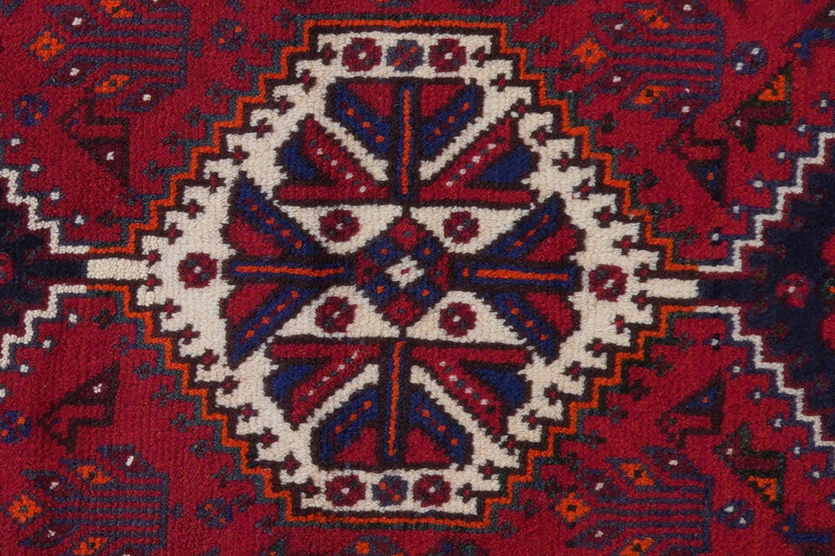ORIENTTEPPICH handgeknüpft Gashgai Rot 172/126 cm Schurwolle - Rot, Textil (126/172cm) - Looma