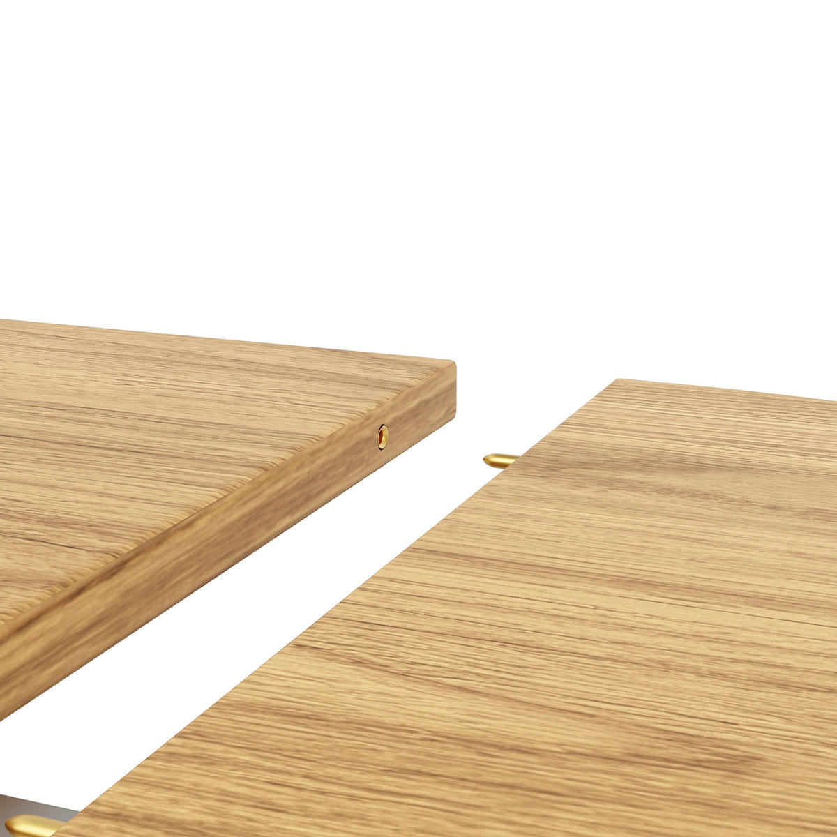 ESSTISCH ausziehbar 118-158 cm Vintage Holzoptik - Eichefarben/Beige, Holzwerkstoff (118/118/76cm) - Urban Meuble