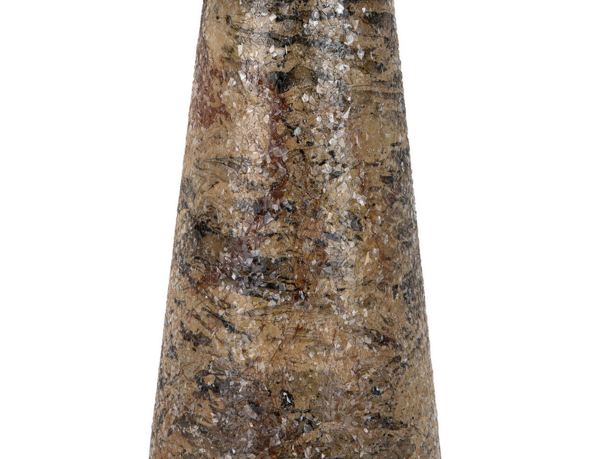 BEISTELLTISCH Mosaic Marble Braun 40/40/42 cm - Braun, Metall (40/40/42cm) - Leitmotiv