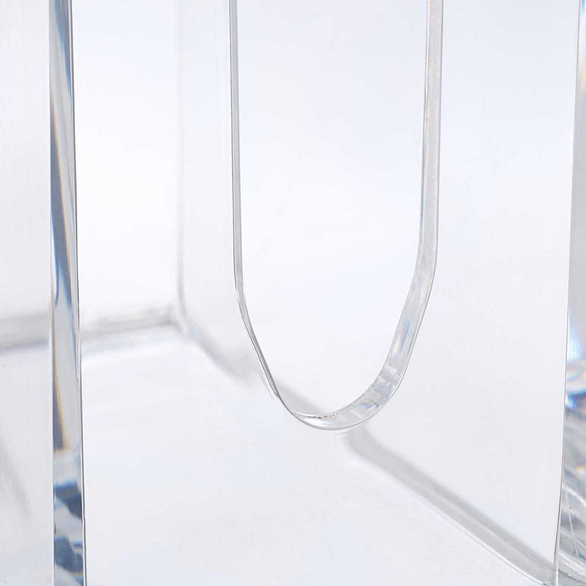 WATTESTÄBCHEN-AUFBEWAHRUNG - Transparent, Kunststoff (15/13/11cm) - Relaxdays