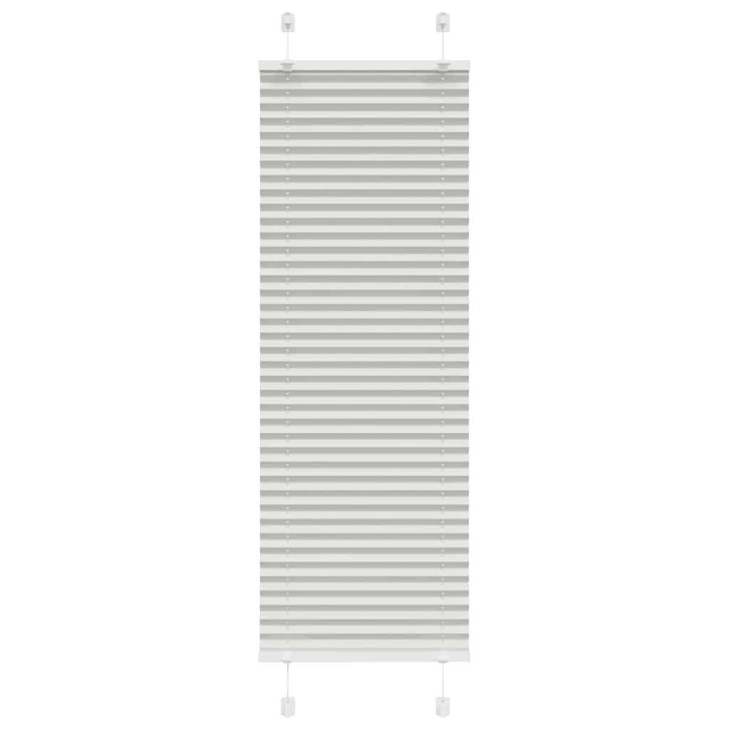 PLISSEE 50/150 cm Stoffbreite 49,4 cm aus Polyester Hellgrau - Hellgrau, Textil (50/150cm) - vidaXL