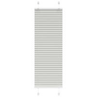 PLISSEE 50/150 cm Stoffbreite 49,4 cm aus Polyester Hellgrau - Hellgrau, Textil (50/150cm) - vidaXL