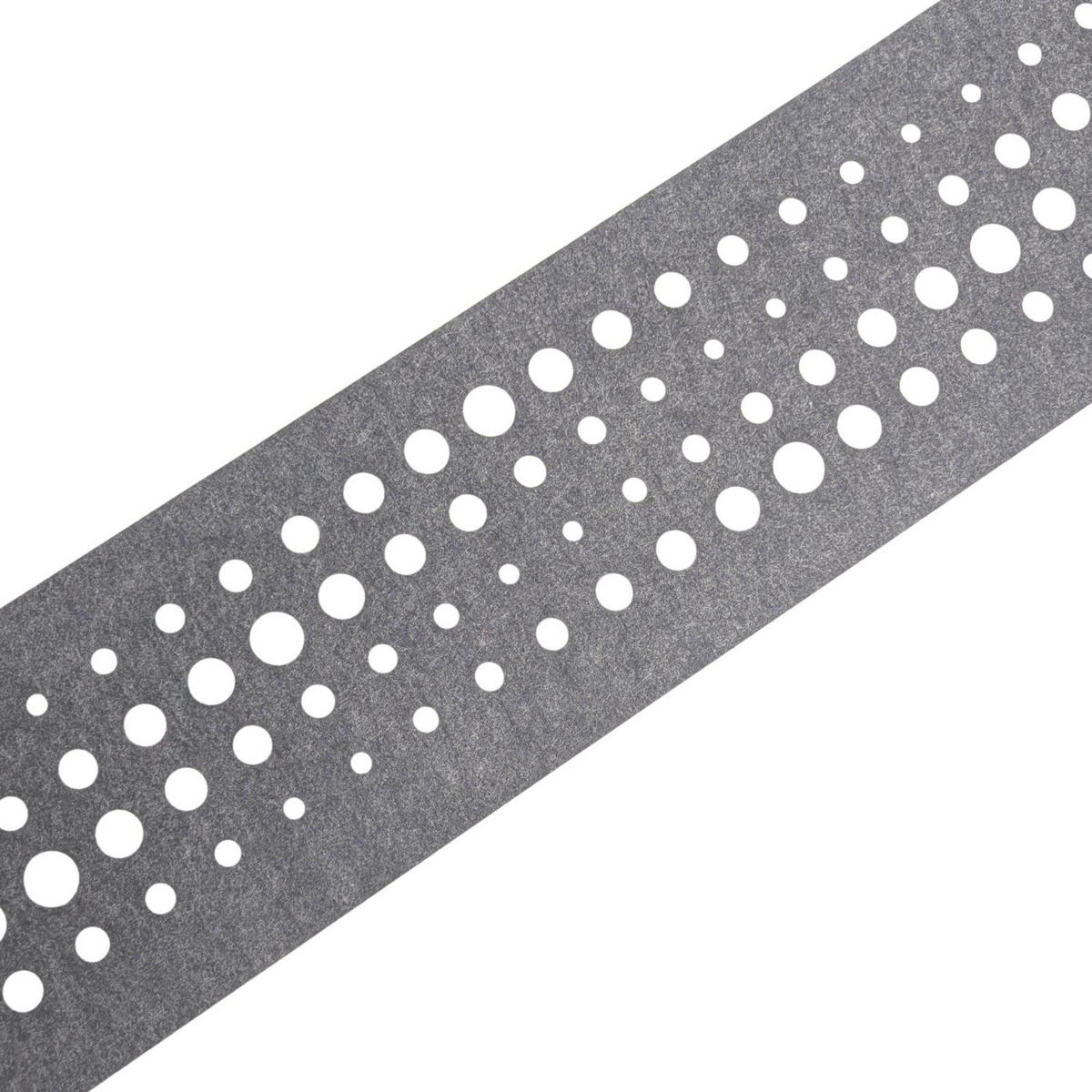 SICHTSCHUTZSTREIFEN Design Vlies Dekor Pulse Einzelstreifen Hellgrau 2,55m - Hellgrau, Kunststoff (260/19cm) - ZAUN|ZU