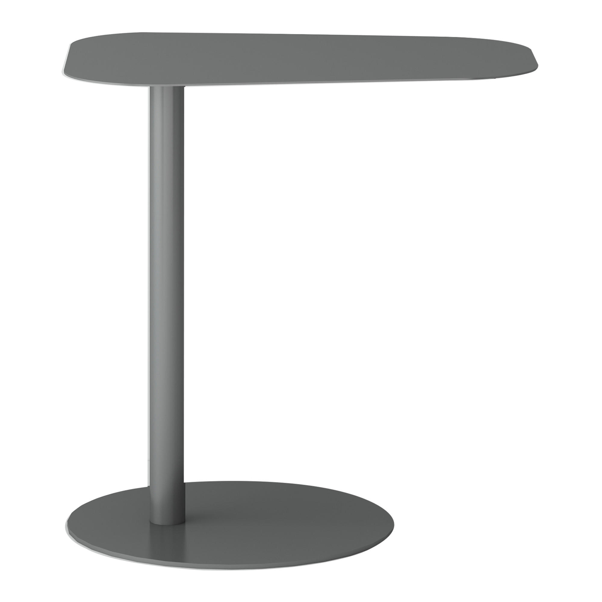 BEISTELLTISCH Nastätten - Grau, Metall (38/50/50cm) - [en.casa]