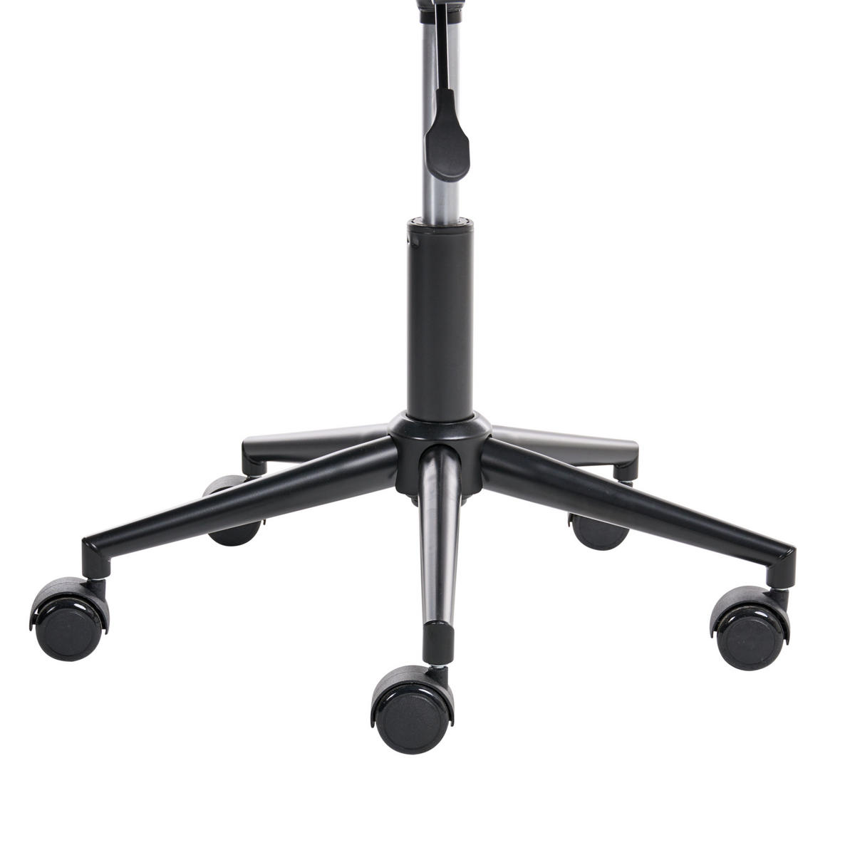 SCHREIBTISCHSTUHL Pastellrosa Moraga - Pink/Schwarz, Textil (58/80/58cm) - Beliani