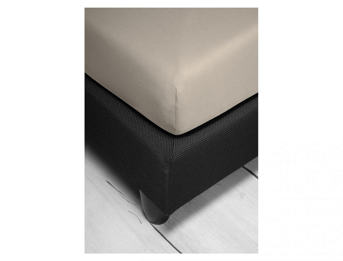 SPANNBETTTUCH JUPITER 0008 - Silberfarben, Textil (150/200cm) - Irisette
