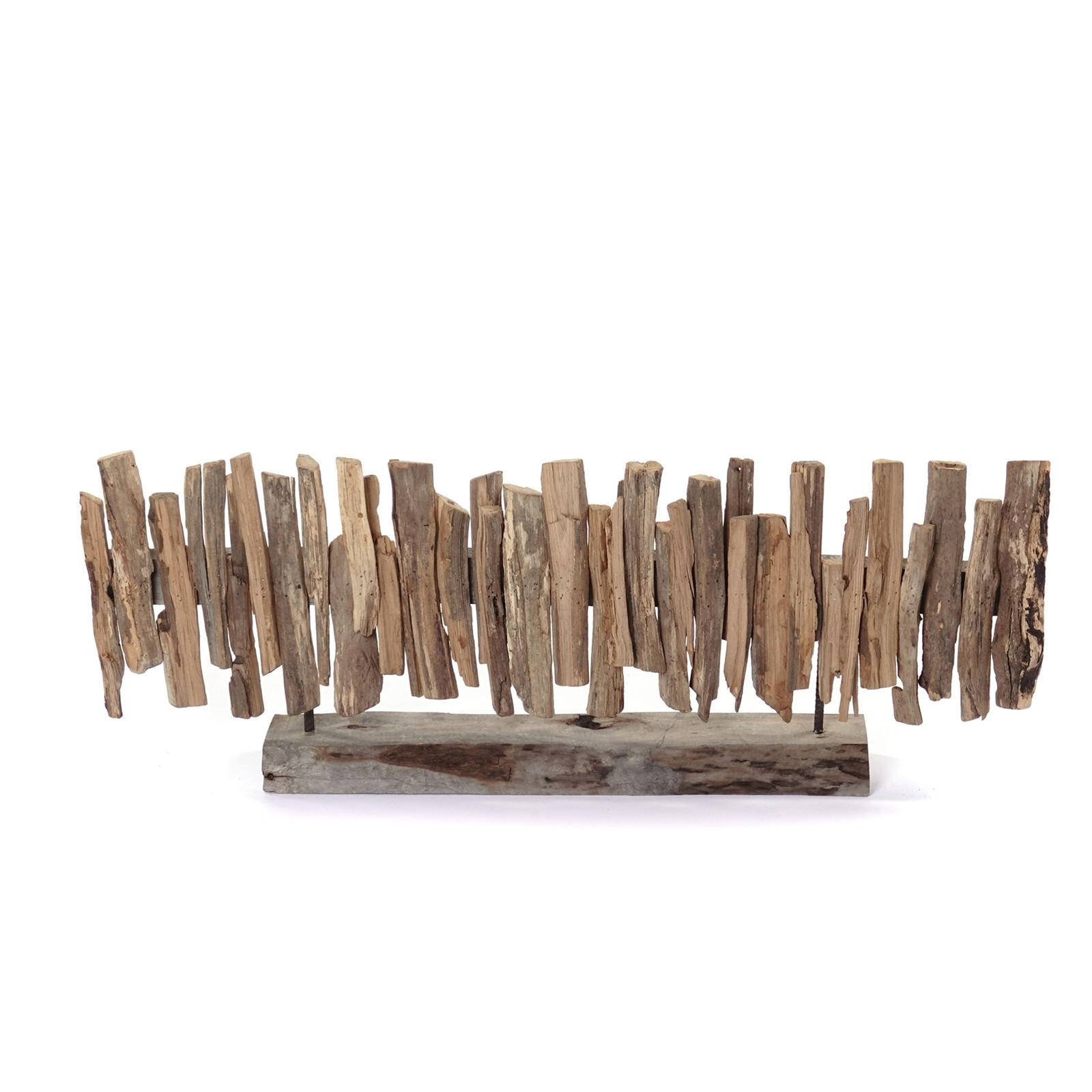 SKULPTUR Solea 80 cm, Treibholz auf Sockel naturfarben - Naturfarben, Holz (82/31/11cm) - CREEDWOOD