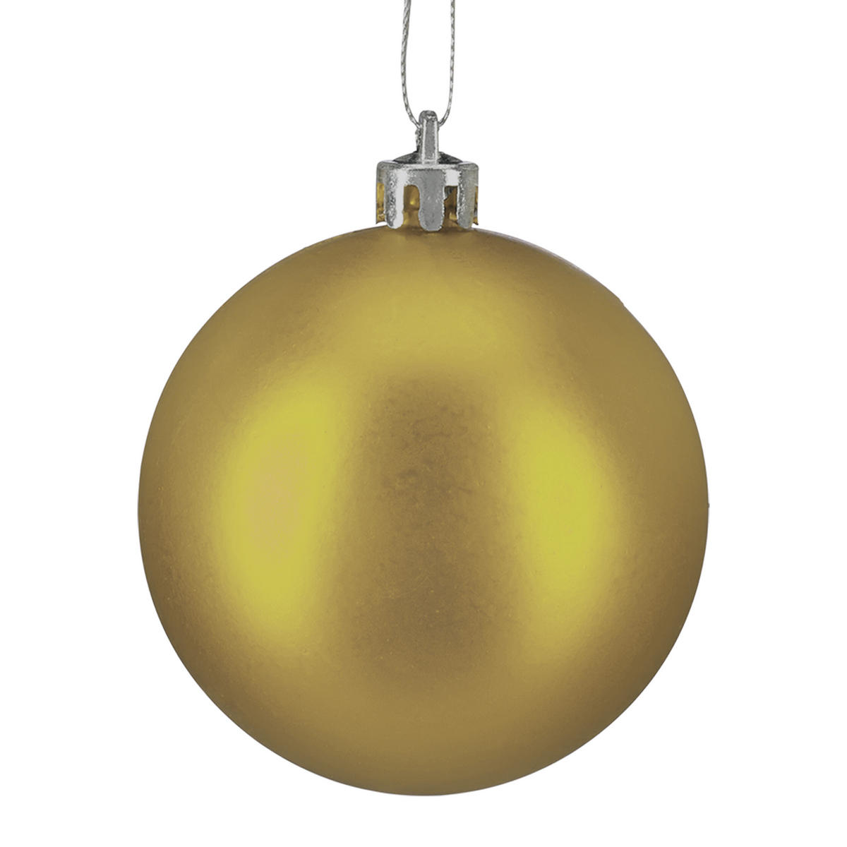 30XWEIHNACHTSKUGELN - Goldfarben, Kunststoff (6/7/6cm) - Relaxdays