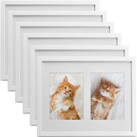BILDERRAHMEN Galeria 13x18cm Weiß (6tlg) - Weiß, Holzwerkstoff (30/2/37cm) - BoMoe