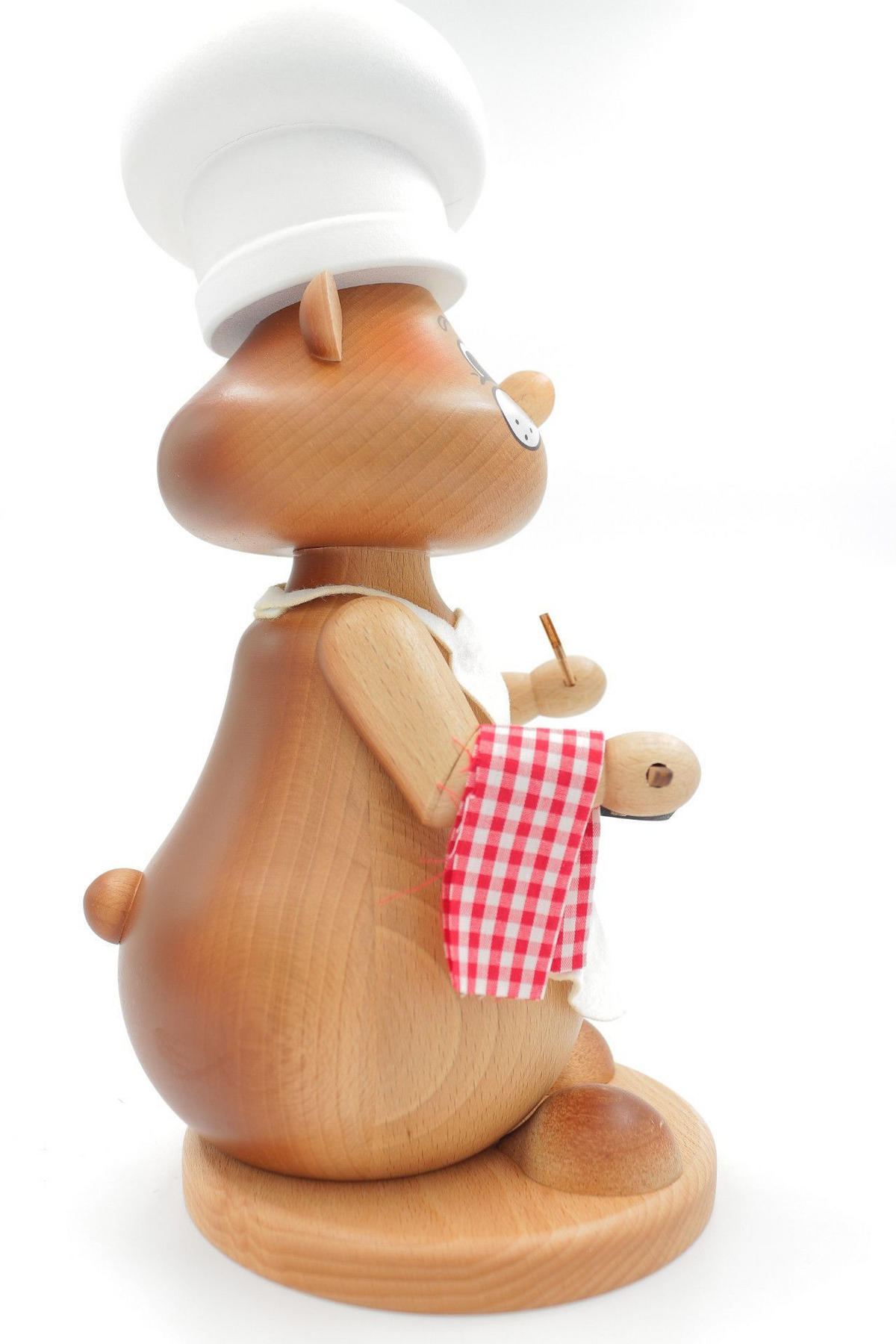 RAUCHFIGUR Hamster Koch 24 cm - Multicolor, Holz (15/1/0.1cm)