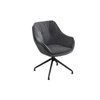 STUHL Kunstleder mit 360°-Drehfunktion, DE-42311, Grau - Grau, Metall (66/80/67.5cm) - ComfortXL