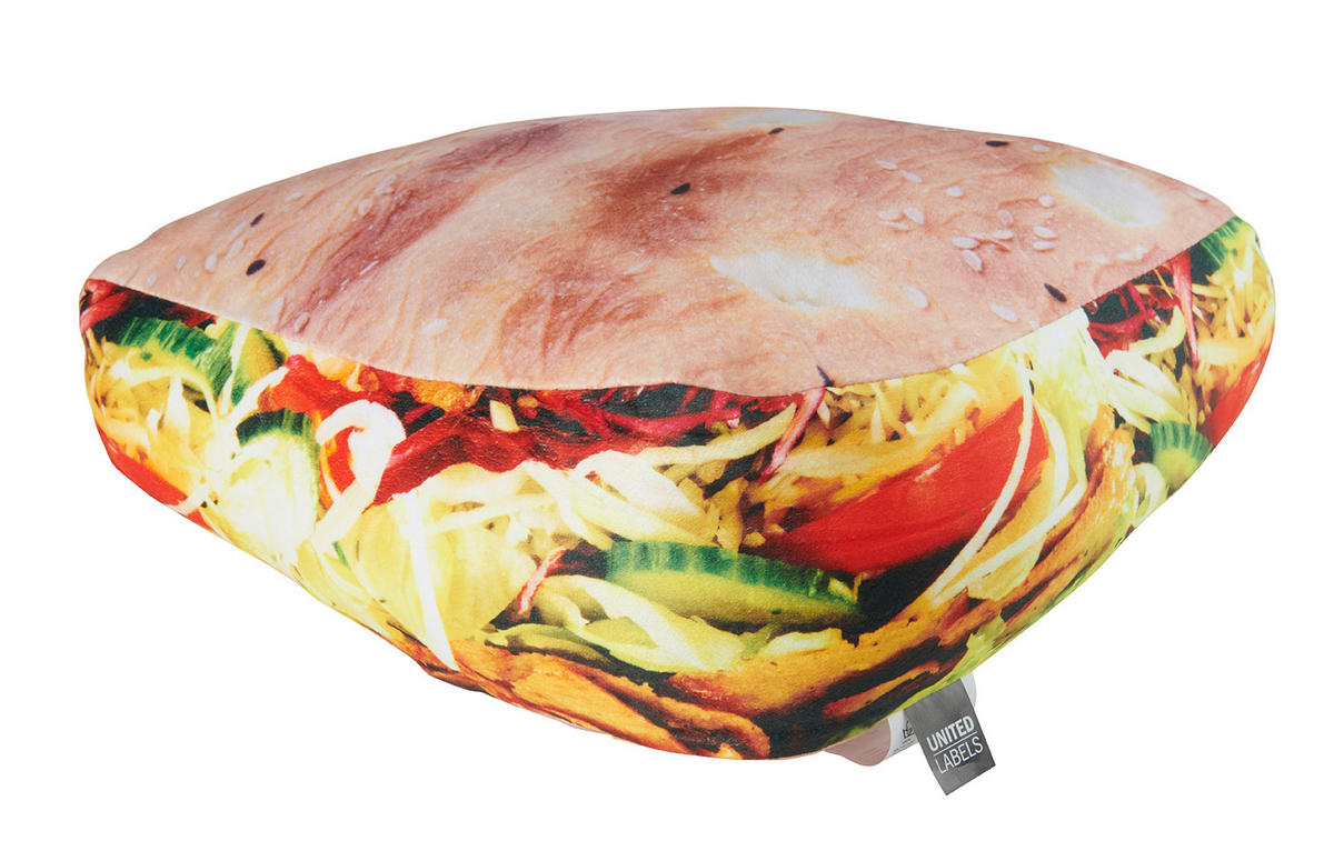 ZIERKISSEN Döner Kebab Dönertasche 40 x 30 cm - Multicolor, Textil (30/40/10cm) - United Labels
